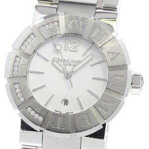 Chaumet Class one W17624-35A Diamond Bezel White Dial Quartz Boy's Watch_860215